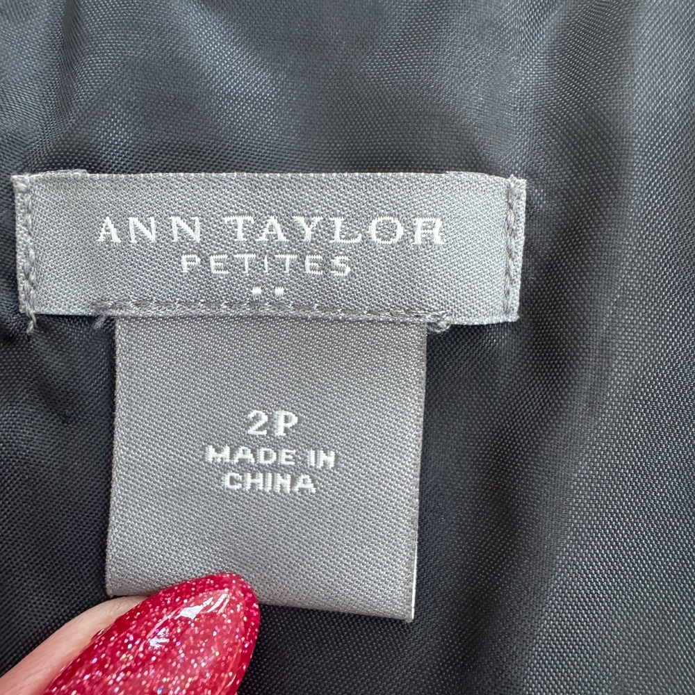 Ann Taylor Black and Gray Mini Dress - Picture 4 of 5